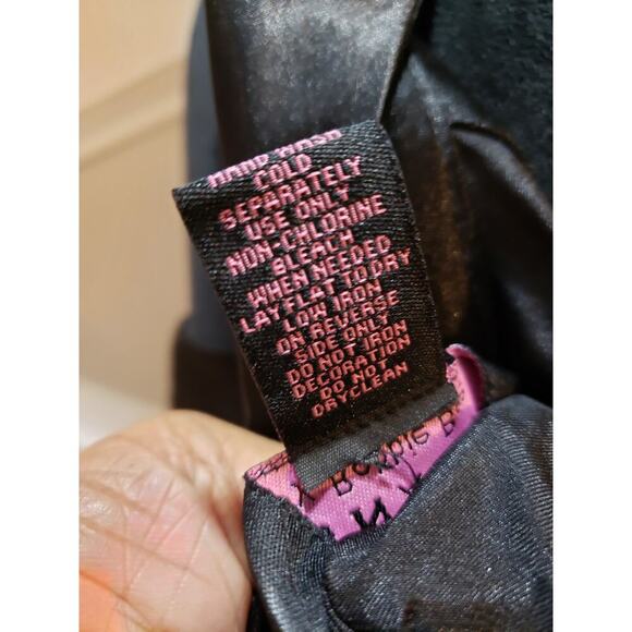 Signature by Robbie Bee Sheath Dress Women's 18W Black & Purple Floral Beaded - Picture 6 of 13